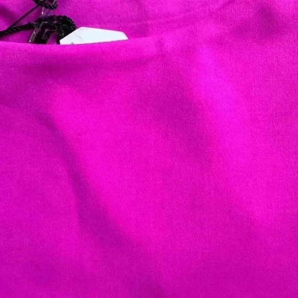 Express Body Contour Hot Pink Compression High Neck Cutout Cropped Tank XL NWT - Picture 5 of 9